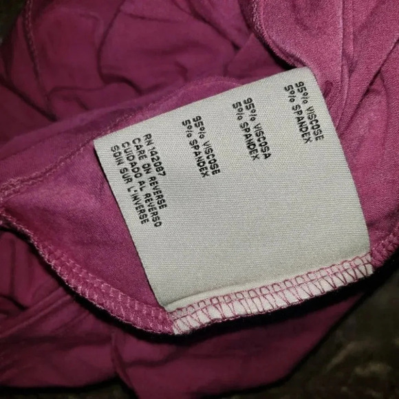 Simply Noelle‎ L/XL pink asymmetric tunic - Picture 5 of 5